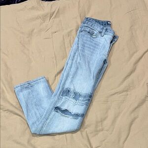 Kids Light Blue Distressed Jeans